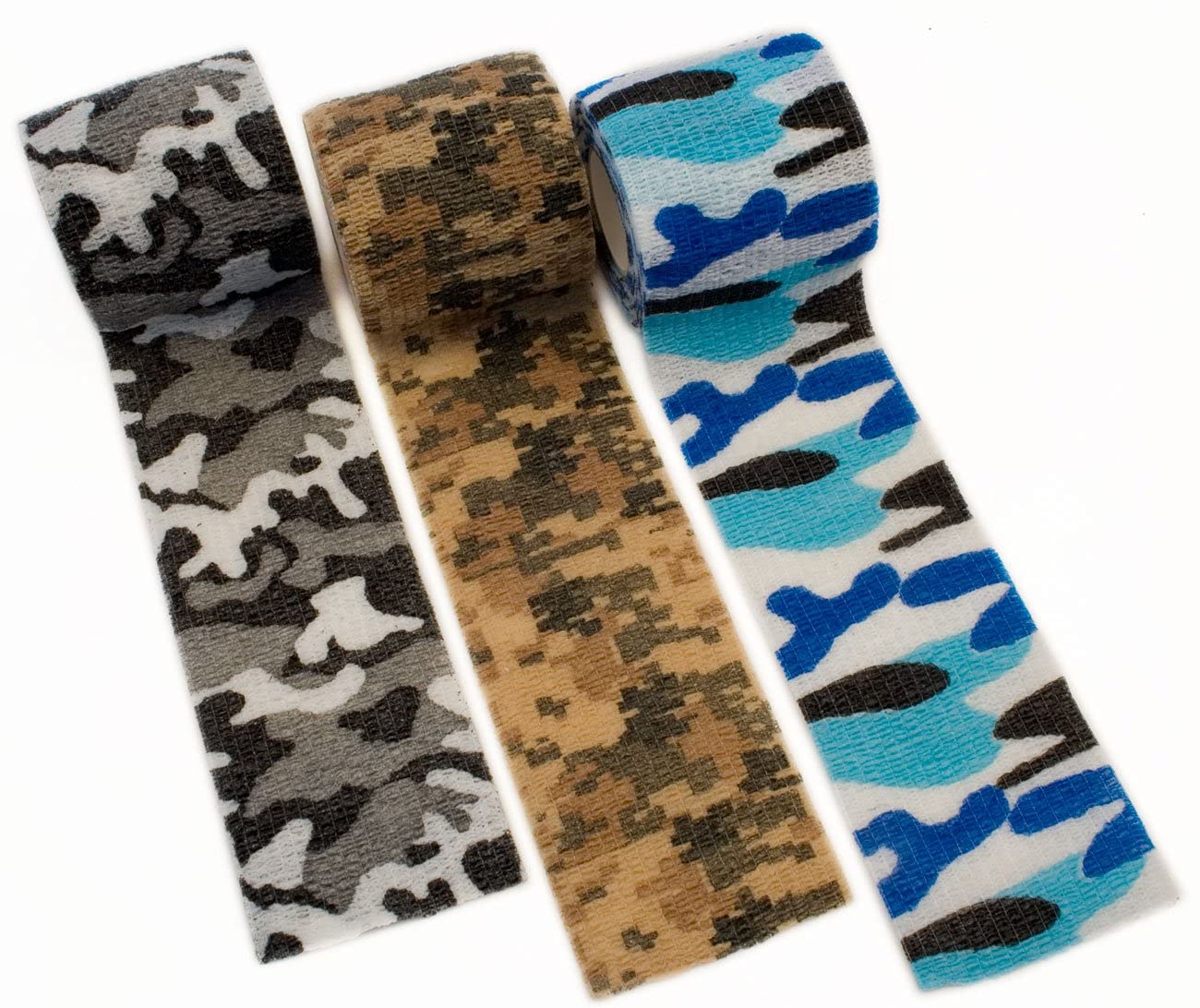 Outdoor Saxx® Camouflage Camouflage Tape Fabric Tape Waterproof Multi-Purpose Camera Equipment Hunters Fishing Photographer 4.5 m Set of 3