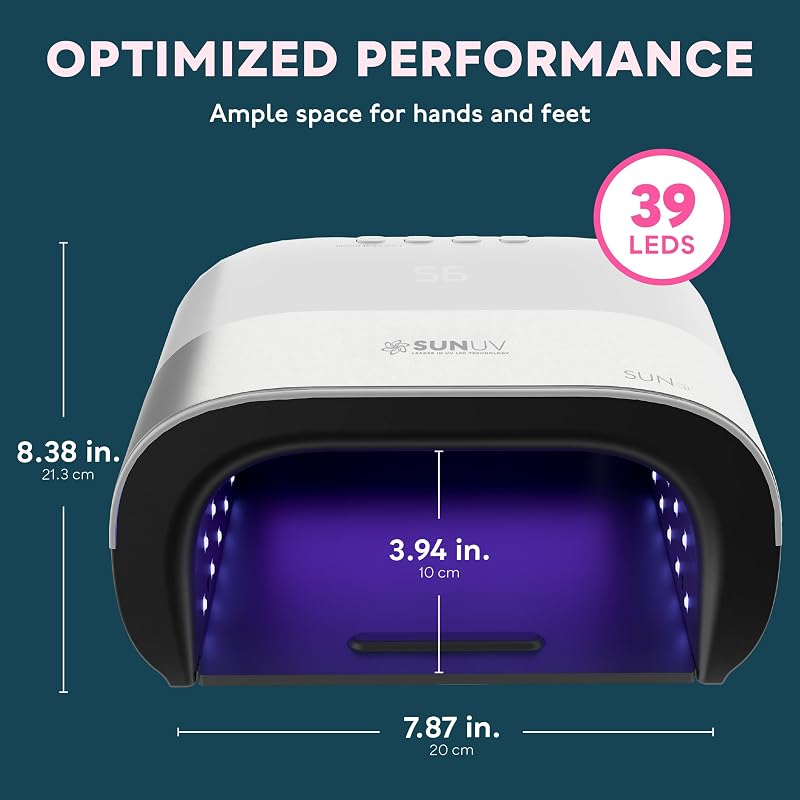 SUN3 White UV LED Nagellampe – Gellampe für Gelnägel