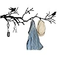 Tree Branch Wall Decor, Wall Mounted Coat Rack - an Artistic Blend of Function and Design27.5 x 9.5",7 Hooks.