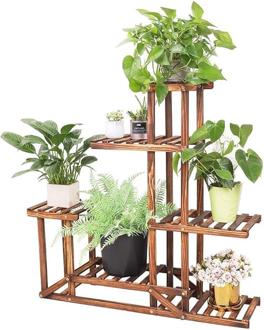 Madcg Estantes de Flores de Madera Soporte de exhibición de ...
