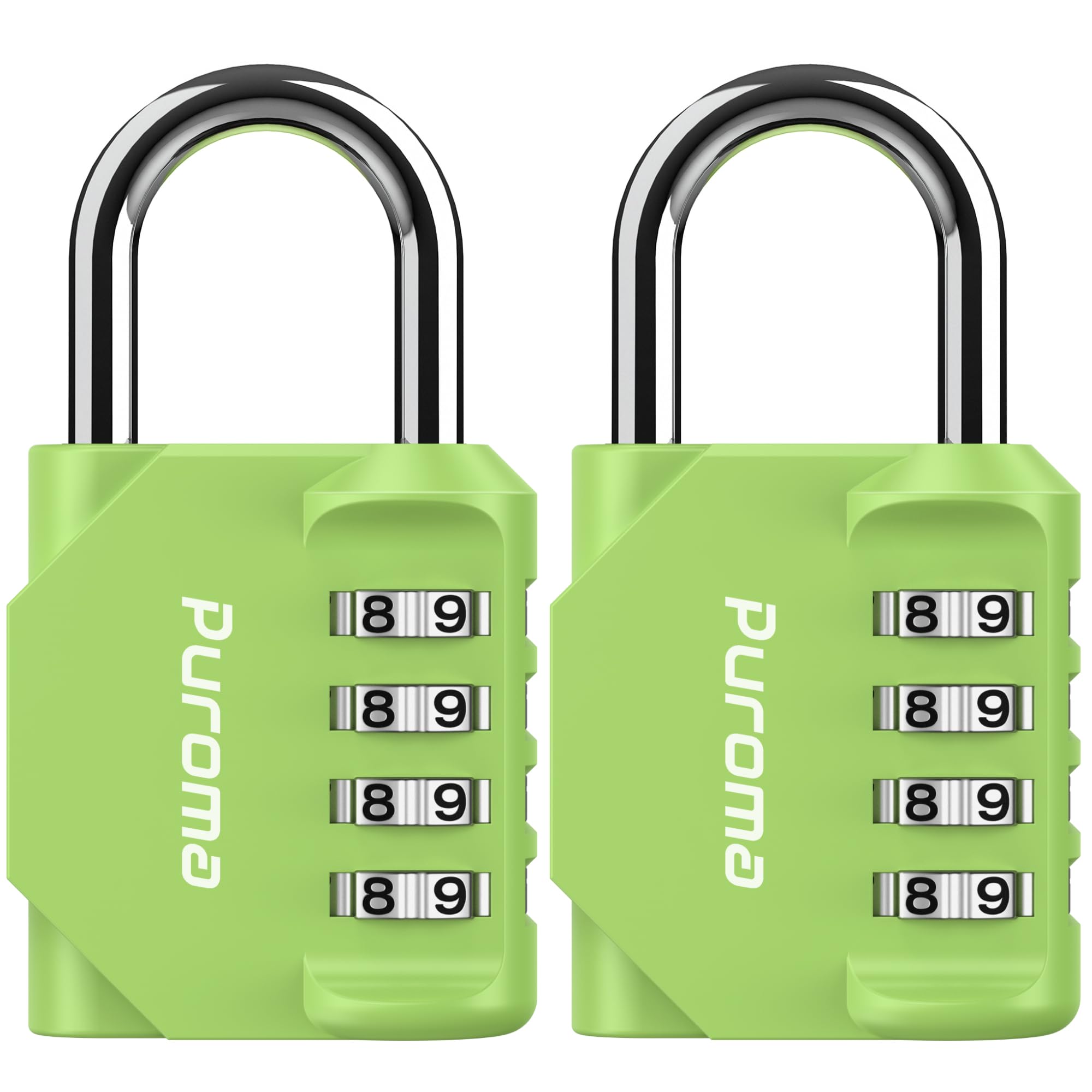 Puroma 2 Pack Combination Lock for Locker 4 Digit