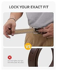 CHAOREN Mens Stretch Belt - 1 3/8" Elastic Braided