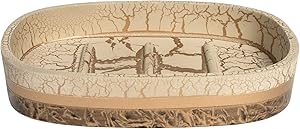 Sweet Home Collection Bathroom Accessories Collection Unique Decorative Beautiful Designs Bath Décor, Soap Dish, Parker