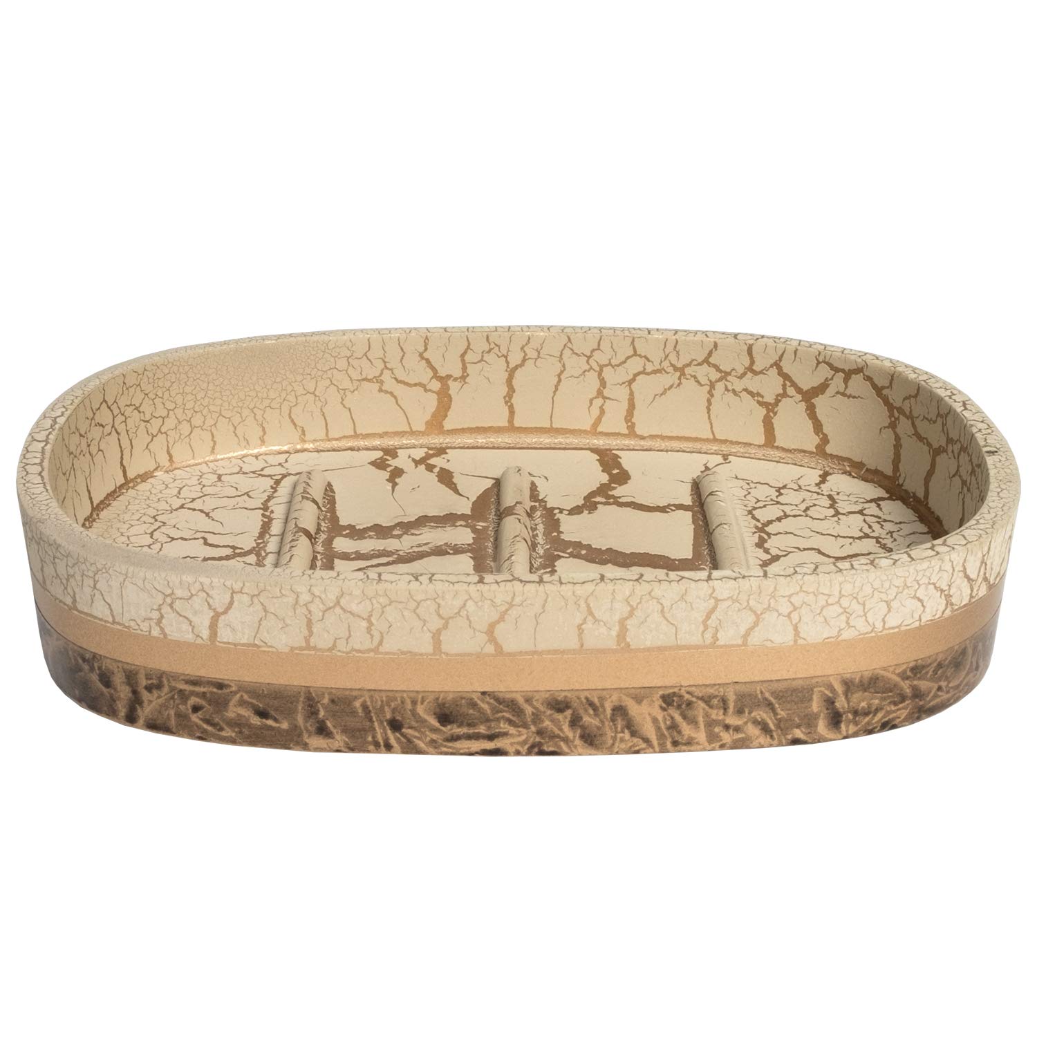 Sweet Home Collection Decorative Beautiful Designs Bath Décor, Parker, Soap Dish