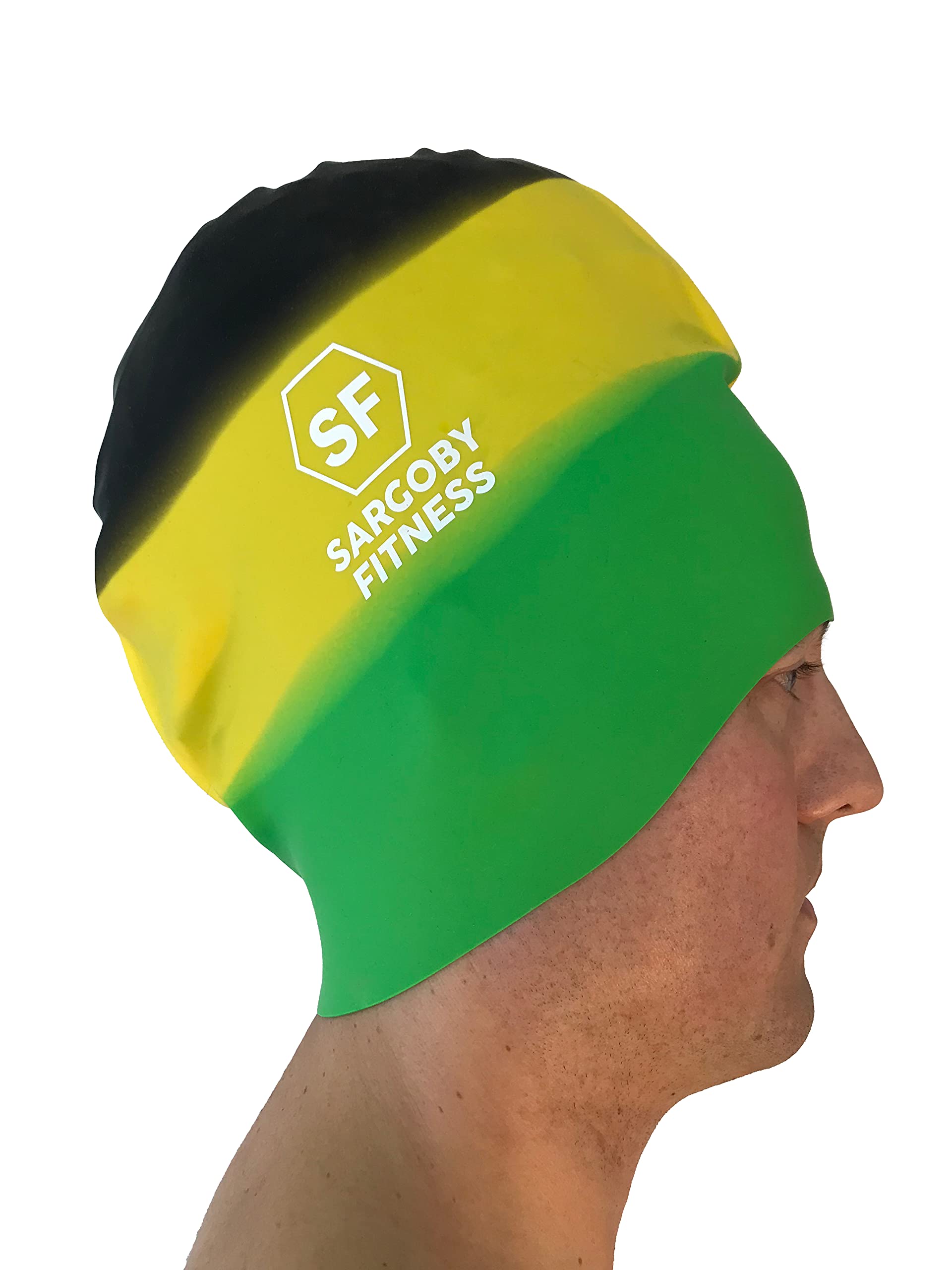 Sargoby Fitness Dreadlocks swimming cap Designed for voluminous and bulky hairstyles like Braids Dreads Locs — image 1