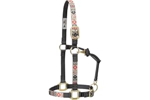 Weaver Leather Adjustable Patterned Nylon Horse Halter