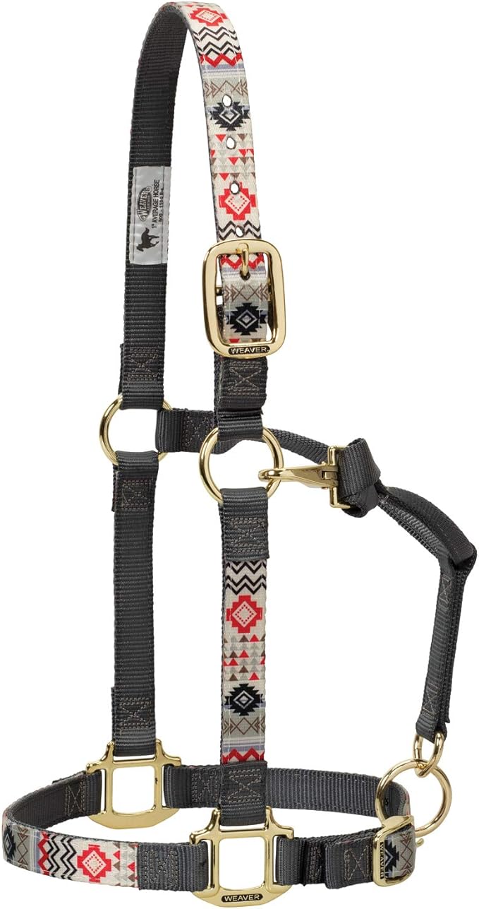 Weaver Leather Adjustable Patterned Nylon Horse Halter Amazon.co.uk Sports & Outdoors