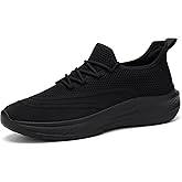 VAMJAM Men's Running Shoes Slip On Walking Shoes Non Slip Lightweight Workout Breathable Gym Sneakers Fashion Mesh Sneakers