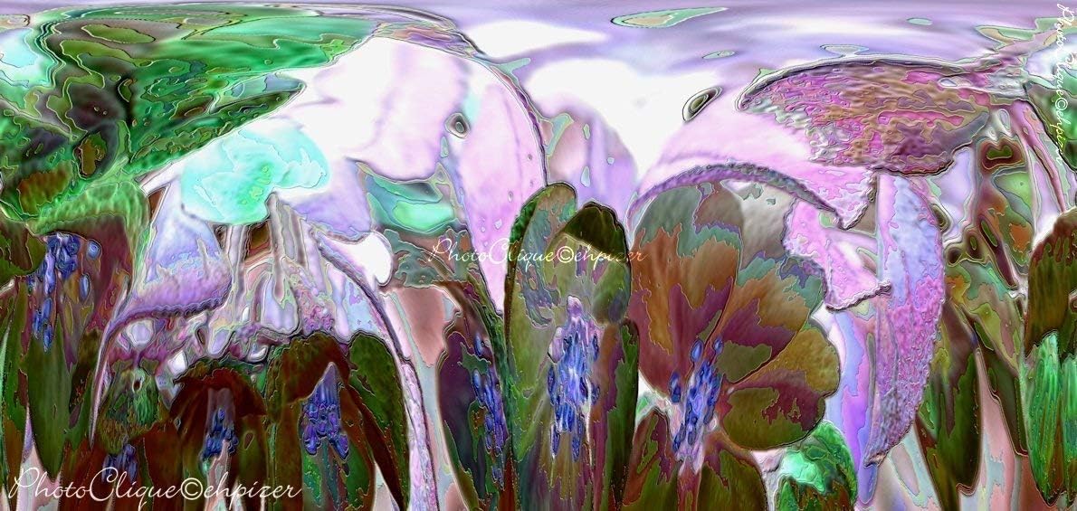 Luminescence (#1) / Abstract Surreal Floral Wall Art/Digital Art - Fine Art Photography Print