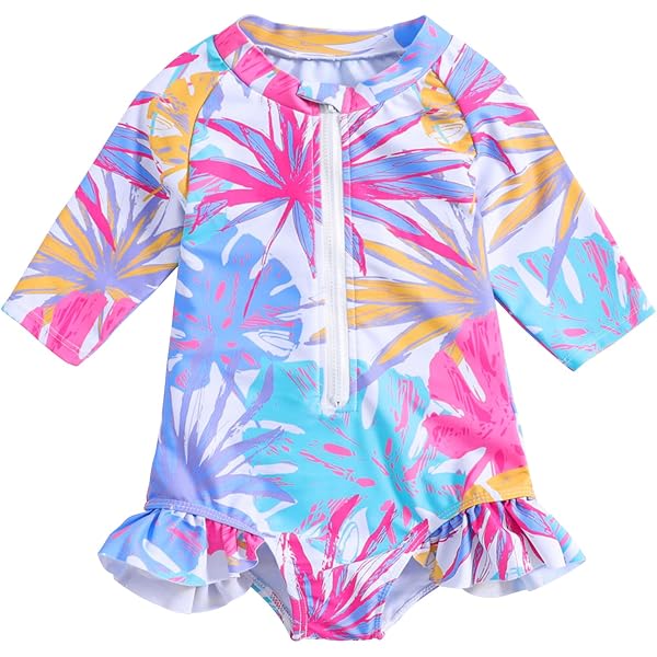 Maillot De Bain 2 Pièces Bébé Fille - Motif Pastèque Ou Ananas - Haut Cami Avec Noeud Et Short à Volants - Confortable Et Mignon