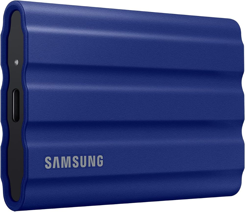 Samsung T7 Shield Portable SSD 2TB USB 3.2 Gen2 Blue MU-PE2T0R/EU