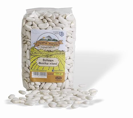 Aristos Griechische Weisse Dicke Bohnen 500g Weisse Getrocknete Delikatess Bohnen Fur Leckere Gerichte Wie Suppen Eintopf Salat Und Chili Con Carne Amazon De Lebensmittel Getranke