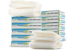 Primacare WB-7701-CS Sterile 4-Inch Compress Bandage, 72-Inch Length (Box of 12)