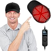 Laser Hair Growth Cap, Red Light Hat, Black