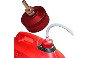 Bonbo Fuel Gas Cap with Brass Hose for Honda EU2200i EU1000i EU2000i EU3000i Handi, Champion 2000watt, Westinghouse 2200watt WH2200iXLT Generators, Upgrade Extended Run (Red)