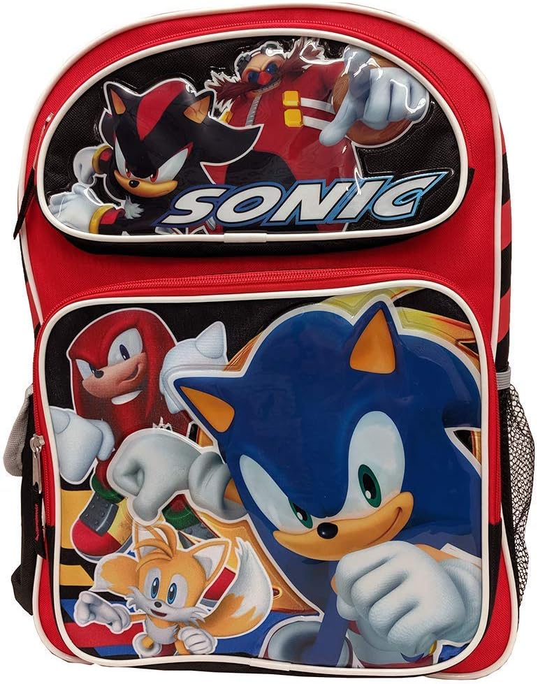 Sonic The Hedgehog Backpacks Sonic The Hedgehog Plush Backpack Blue