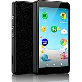 MP3 Player for Kids with Spotify, Parental Controls, WiFi and Bluetooth 5.0 | Android 14, App Store, 4" Music Player with Spotify Kids, Amazon Music, No Browser, Starry Black