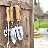 Kingswood Green 4-Piece Garden Tool Set - Ash Handles, Stainless Steel view 7
