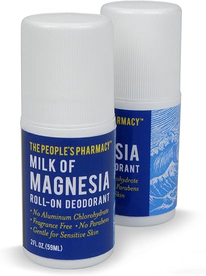 Amazon.com: Leche de magnesia Desodorante Roll-On de la gente de farmacia: Health \u0026 Personal Care