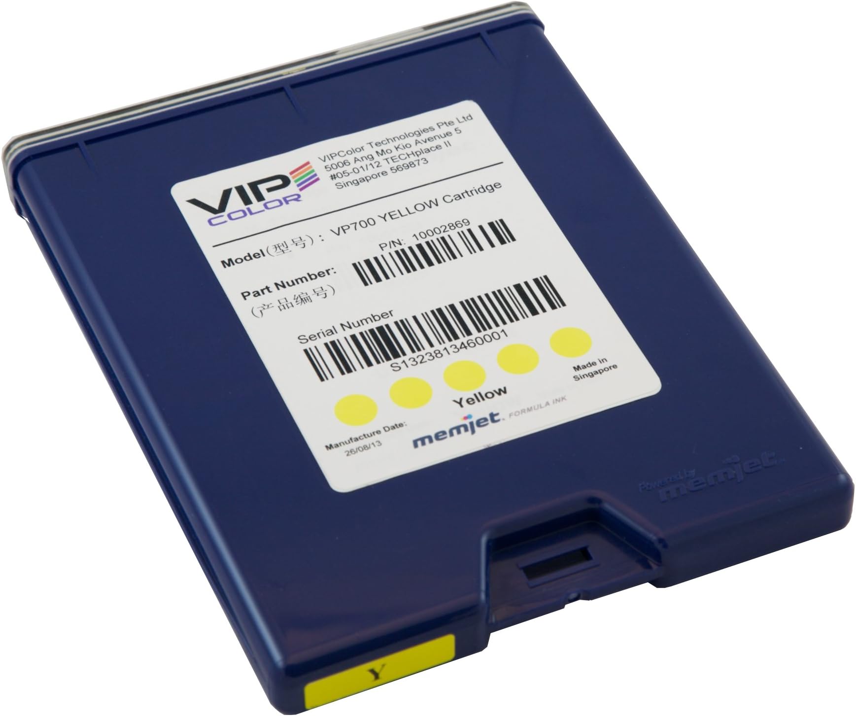 VP700 Inkjet Printer Yellow Ink Cartridges 5 Pack