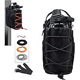 Gtzzot Magnetic Gym Bag for Men And Women with 20-46oz Water Bottle Holder, Featuring 3-Color Elastic Strap and Detachable Hook | Small Crossbody Sling Bag with Adjustable Strap for Travel Work Sports