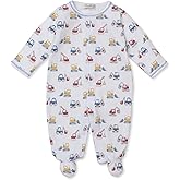 Kissy Kissy Baby Boys Infant Construction Diggers Print Footie