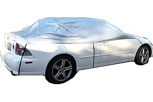 FORMOSA COVERS Car Windshield Full Top Covers Back and Front No More Scraping Snow, Ice, Leaves Keeps Your Car Cool from Harsh Sun - Fits Small to Mid-Sized Vehicles