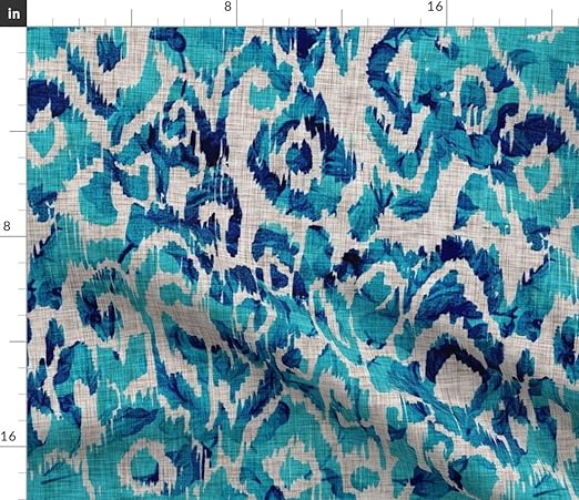 animal print denim fabric