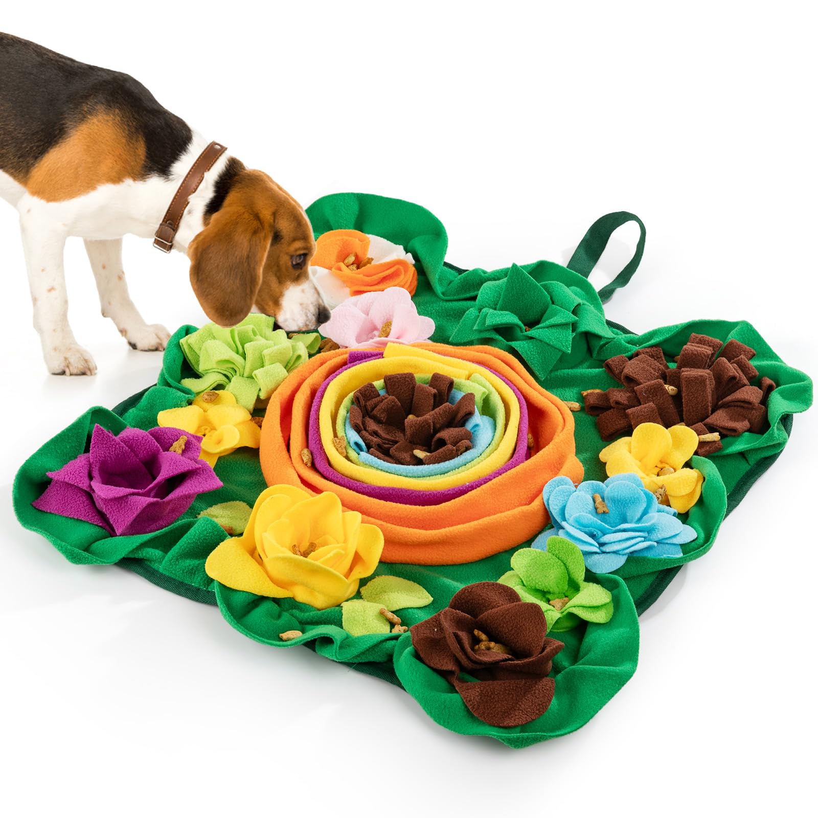 IOKHEIRA Snuffle Mat - Interactive Dog Feeding Game & Smell Training Toy for Large, Medium & Small Dogs