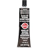 Pro Seal RTV Silicone Sealant,3 oz Tube,Black (80046)