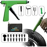 GRAND PITSTOP Tubeless Tire Puncture Repair Kit for Motorcycle and Cars (15 Plugs Gun)
