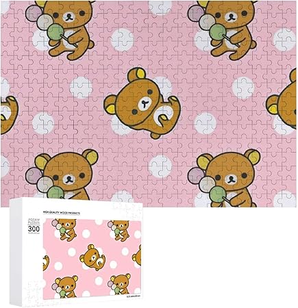 Amazon Titan S Motherリラックマキュート 大人 子供 300ピースの木製パズル 誕生日 プレゼント 教育ゲーム パズルゲーム ギフト 人気 立体パズル おもちゃ