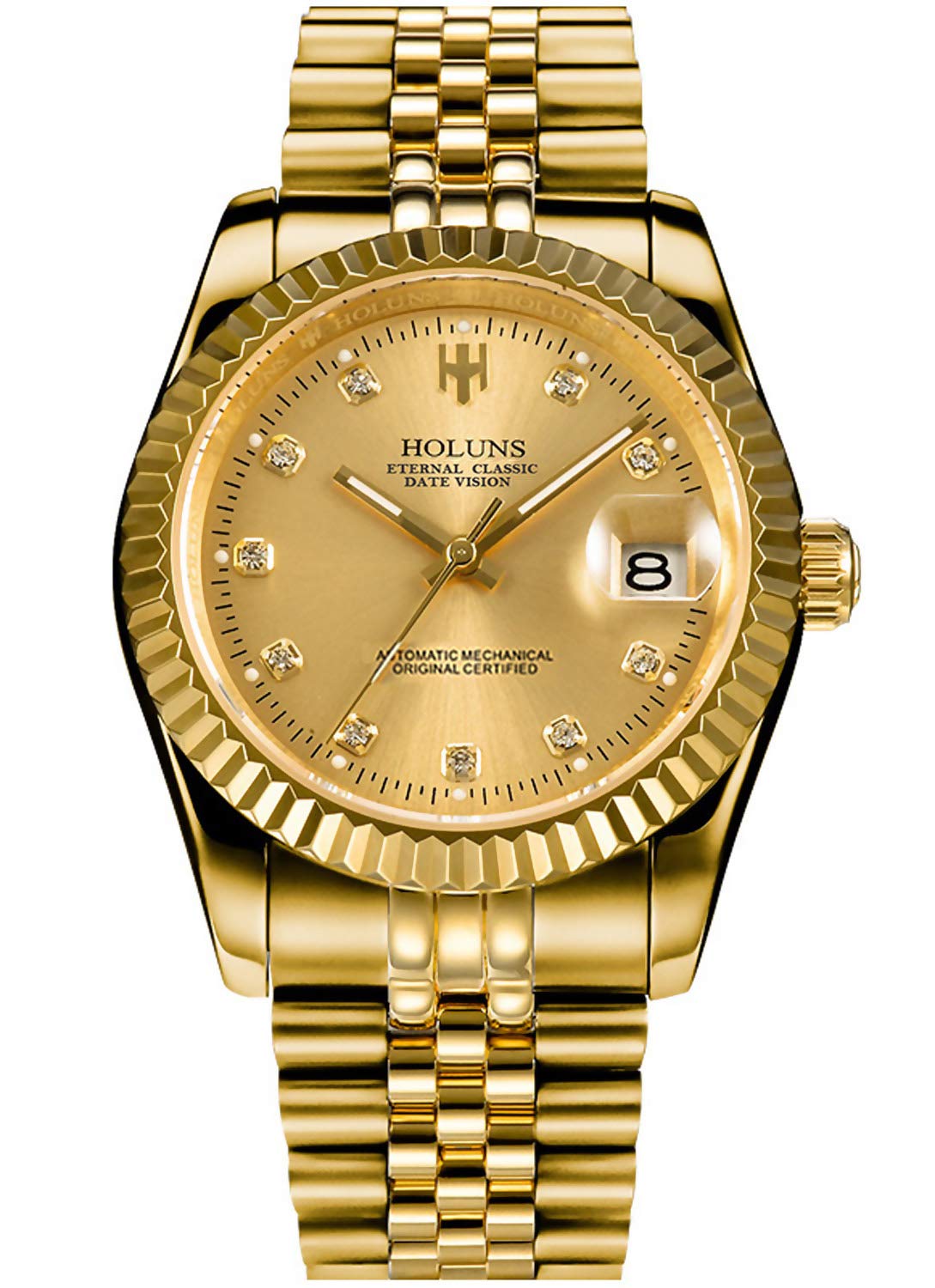 holuns day date watch