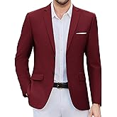 COOFANDY Mens Causal Blazer Two Button Suit Jackets Lightweight Slim Fit Sports Coats