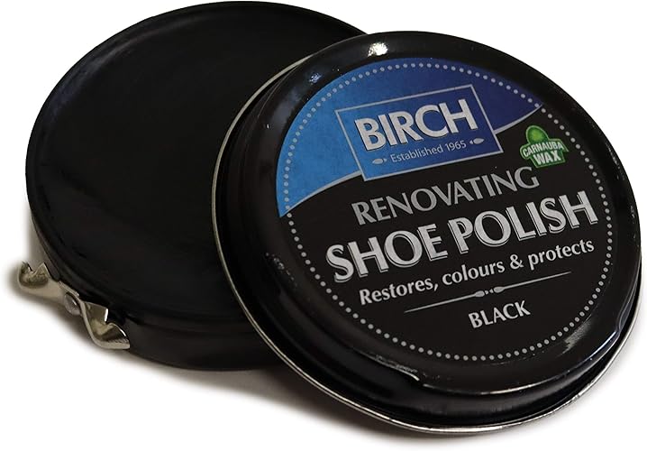 Charles Birch Premium Renovating Shoe Polish 50ml, High Pigment, Cleans