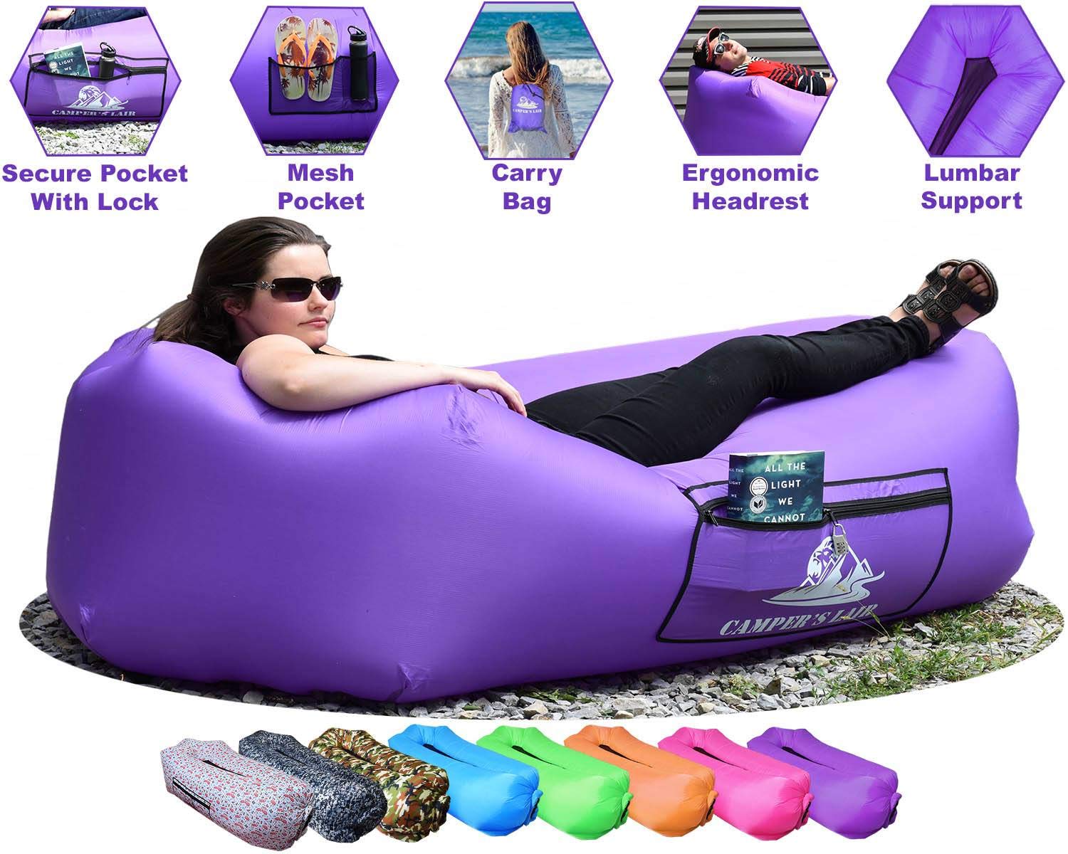 Best inflatable beach chair with neck support