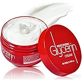 Glycerin Cream Moisturizing Body Lotion for Face & Body, Large 280g / 9.46 fl oz, Non-Greasy Daily Skin Moisturizer for Dry & Rough Skin, Softening & Smoothing Care, Family Size Jar