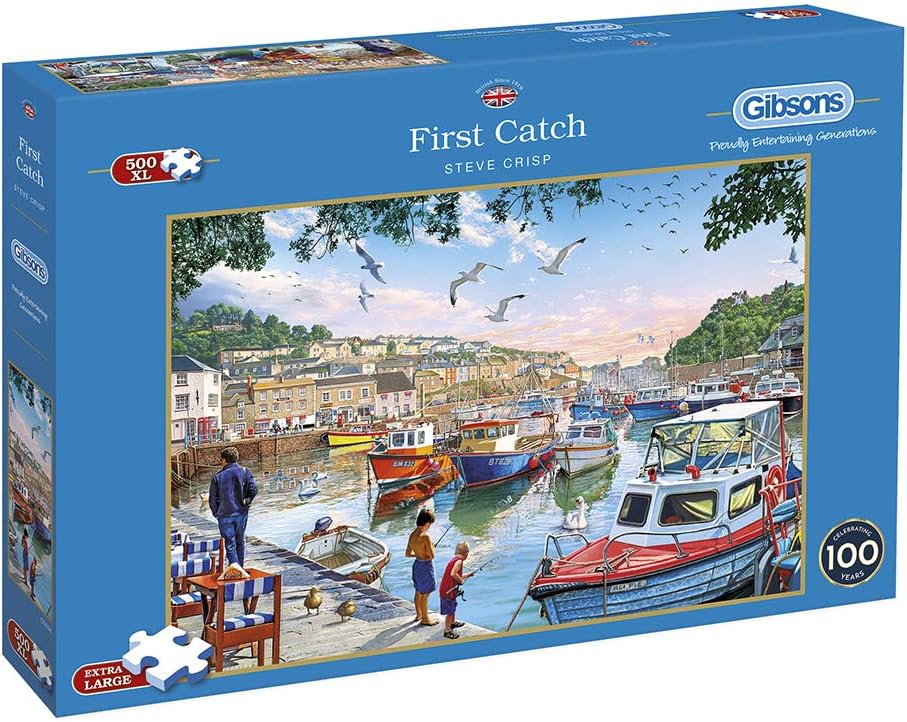 Gibsons First Catch 500 XL (Extra Large) Piece Jigsaw Puzzle – BigaMart