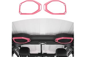 RT-TCZ for Wrangler JL Top Roof Speaker Cover Trim Pink for Jeep Wrangler JL JLU Gladiator JT 2018-2023 Pink Interior Accessories 2pcs