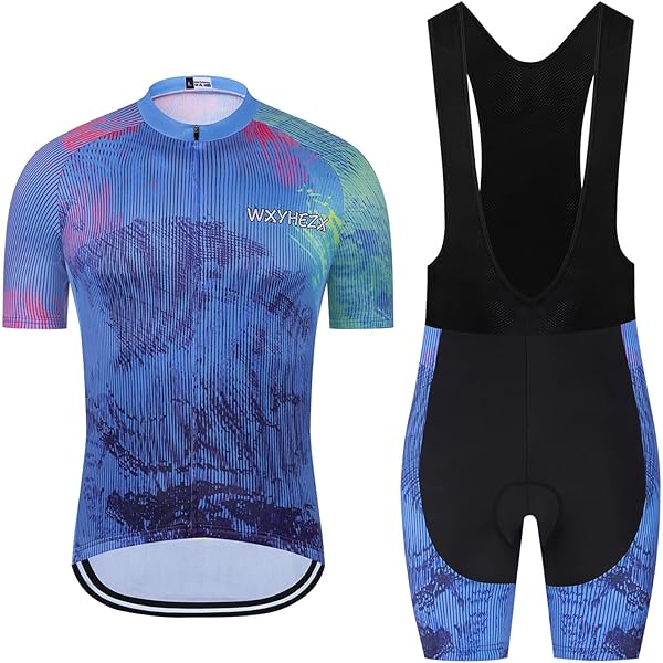 Maillot Cycliste Baisky Fit Your Move 3XL - Bleu Mesh - 3 Poches - Neuf