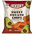Jackson’s Sweet Potato Carolina BBQ Kettle Cooked Chips - with Premium Avocado Oil (1.5 oz, Pack of 10) - Gluten-Free, Peanut Free, Vegan, Allergen-Friendly - Shark Tank Product
