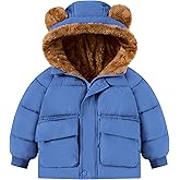 BFUSTYLE Baby Coat 6M-5T Winter Clothes Toddler Boy Girl Jacket Infant Fleece Outerwear with Hooded