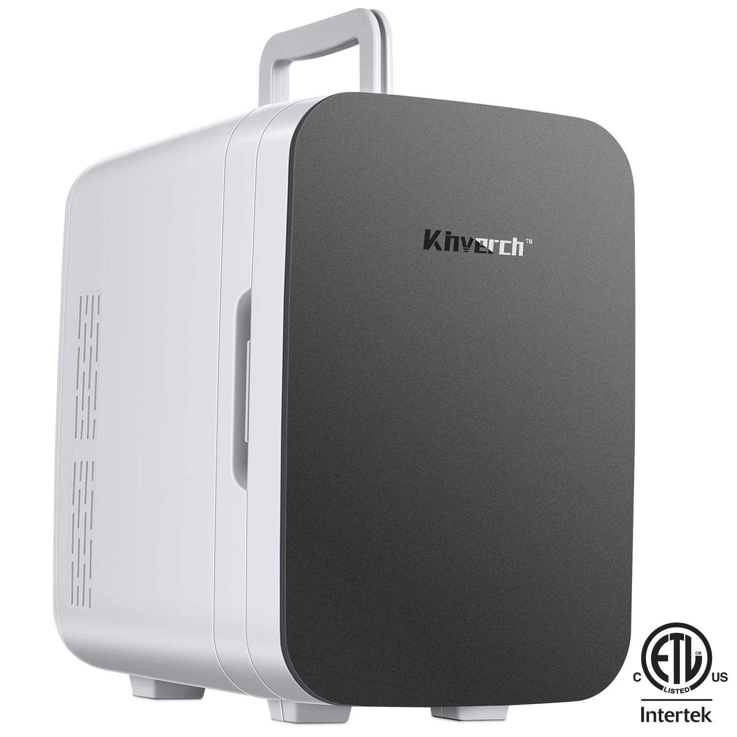 Kinverch Mini Fridge Electric Cooler and Warmer(10L/11Can) :110v AC / 12V DC Portable Thermoelectric System,For Car/Home /Kichen/Junket/Outdoor for frinds/parents/yourself 10L (Silver)