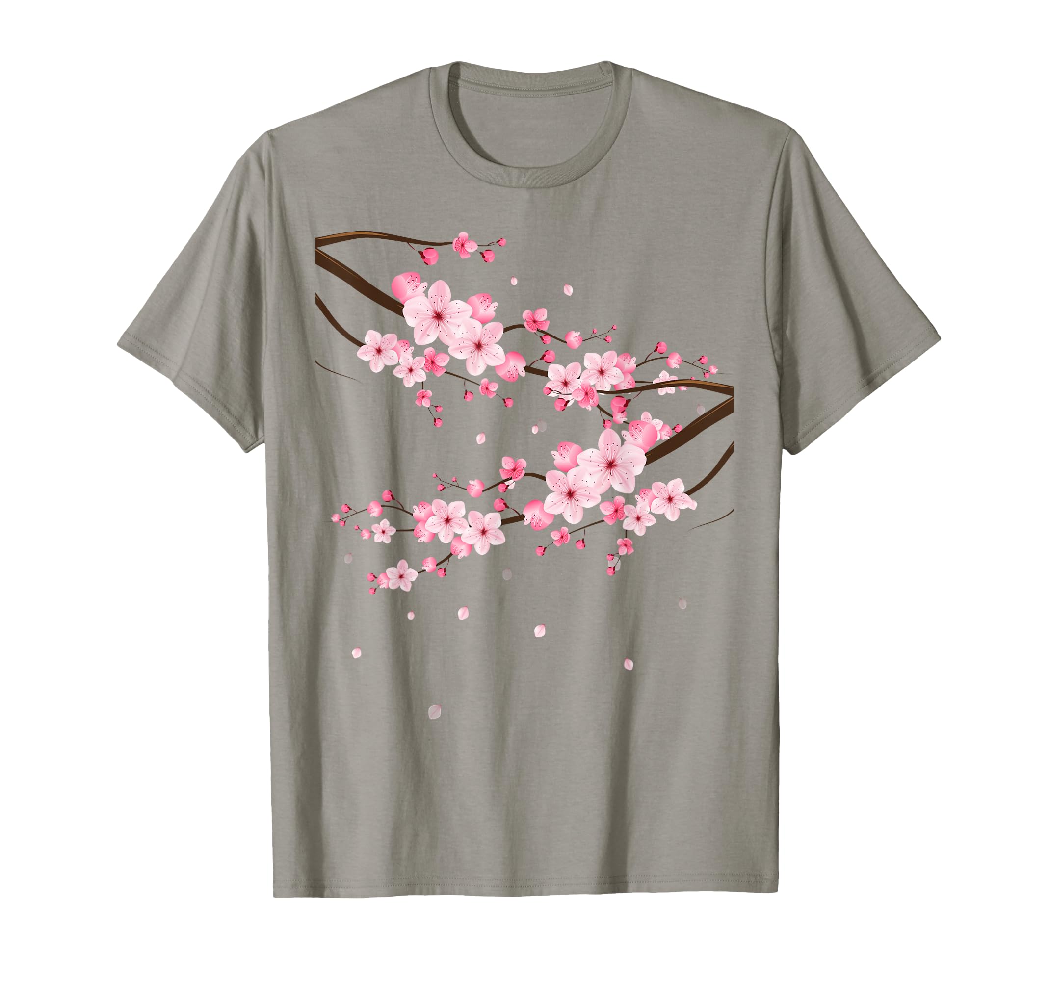 Photo 1 of *STOCK IMAGE FOR REFERENCE*
Cherry Blossoms Sakura T-Shirt size small color, light blue