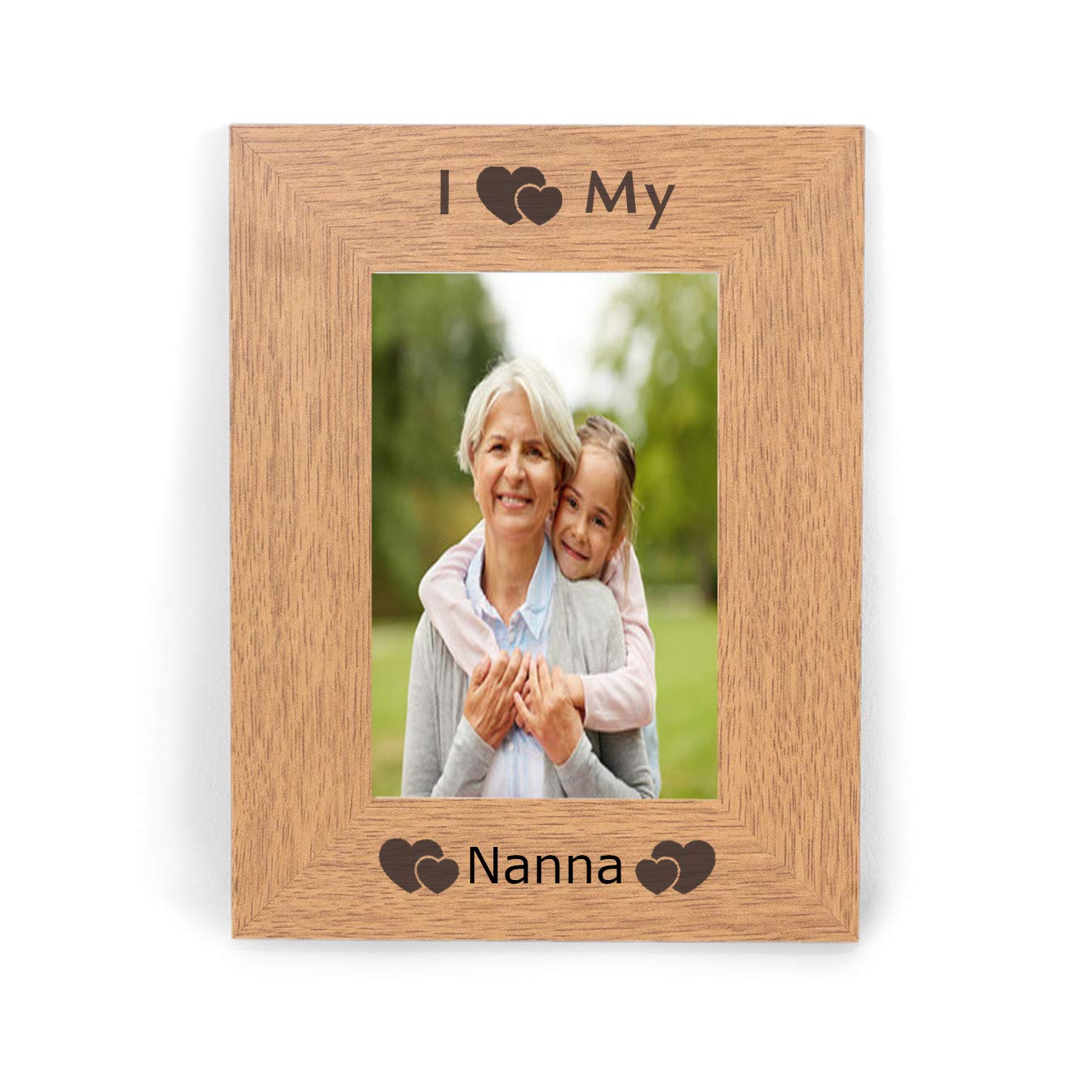 I Heart My Nanna Love 6x4 Picture Photo Frame Novelty Birthday Keepsake Gifts Idea From Grandson Granddaughter