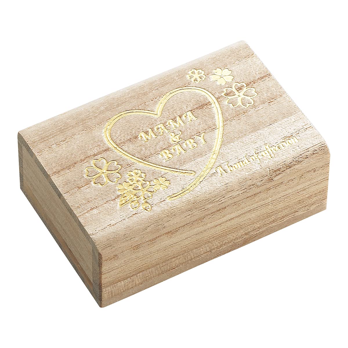 dacco(ダッコ) 臍帯箱 ハート 命名シール付 1個入 桐箱 86105商品画像