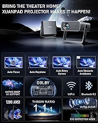 [Netflix Officially & AI Focus] Projector with WiFi