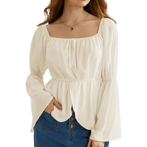 Verceco - Disfraz de pirata para mujer con camisa pirata renacentista