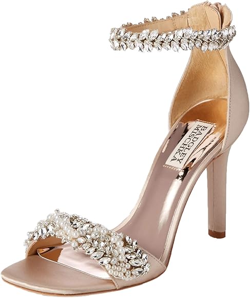 fiorenza embellished ankle strap evening shoe