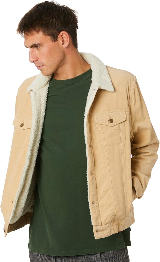 Insight Men's Cord Mens Jacket Corduroy Brown Fashion